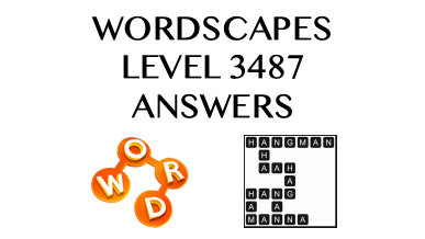 Wordscapes Level 3487 Answers