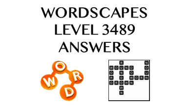 Wordscapes Level 3489 Answers