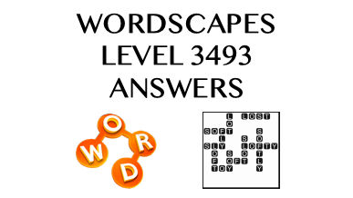 Wordscapes Level 3493 Answers