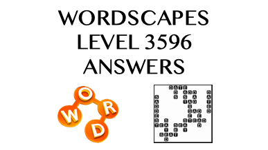 Wordscapes Level 3596 Answers