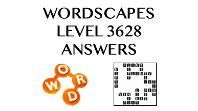 Wordscapes Level 3628 Answers