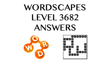Wordscapes Level 3682 Answers