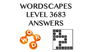 Wordscapes Level 3683 Answers