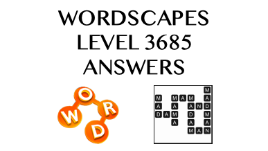 Wordscapes Level 3685 Answers
