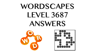 Wordscapes Level 3687 Answers