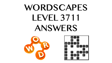 Wordscapes Level 3711 Answers