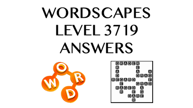 Wordscapes Level 3719 Answers