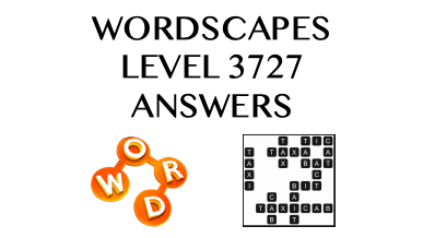 Wordscapes Level 3727 Answers
