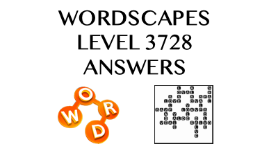Wordscapes Level 3728 Answers