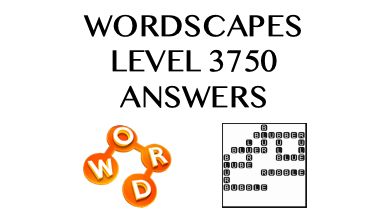 Wordscapes Level 3750 Answers