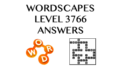 Wordscapes Level 3766 Answers