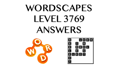 Wordscapes Level 3769 Answers