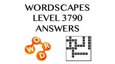 Wordscapes Level 3790 Answers