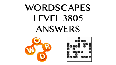 Wordscapes Level 3805 Answers