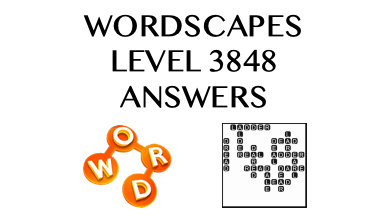 Wordscapes Level 3848 Answers