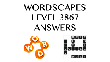 Wordscapes Level 3867 Answers