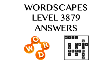 Wordscapes Level 3879 Answers