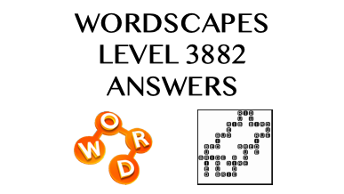 Wordscapes Level 3882 Answers
