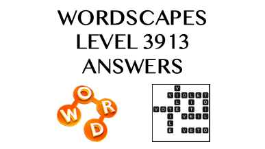 Wordscapes Level 3913 Answers