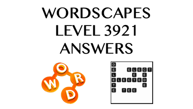 Wordscapes Level 3921 Answers