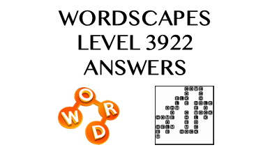 Wordscapes Level 3922 Answers