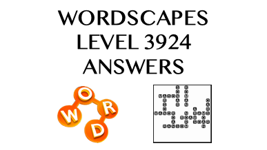 Wordscapes Level 3924 Answers