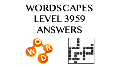 Wordscapes Level 3959 Answers