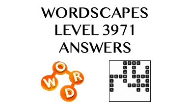 Wordscapes Level 3971 Answers