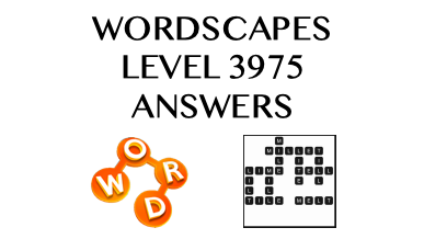 Wordscapes Level 3975 Answers