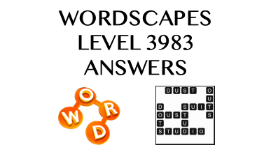 Wordscapes Level 3983 Answers
