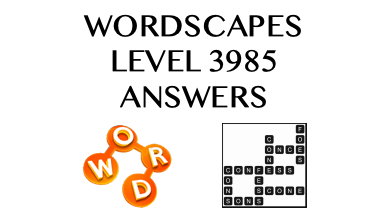 Wordscapes Level 3985 Answers