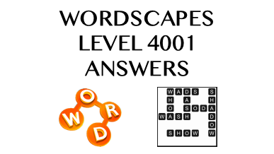 Wordscapes Level 4001 Answers