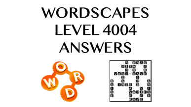 Wordscapes Level 4004 Answers