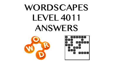 Wordscapes Level 4011 Answers