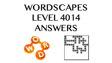 Wordscapes Level 4014 Answers
