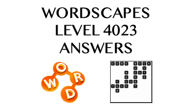Wordscapes Level 4023 Answers