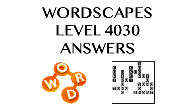 Wordscapes Level 4030 Answers