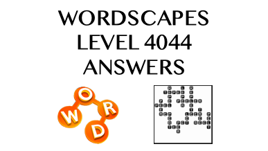 Wordscapes Level 4044 Answers