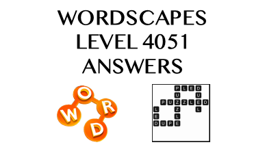 Wordscapes Level 4051 Answers