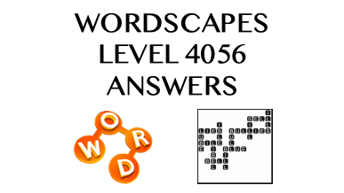 Wordscapes Level 4056 Answers
