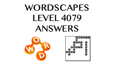 Wordscapes Level 4079 Answers