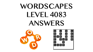 Wordscapes Level 4083 Answers