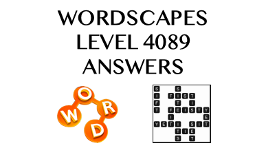Wordscapes Level 4089 Answers