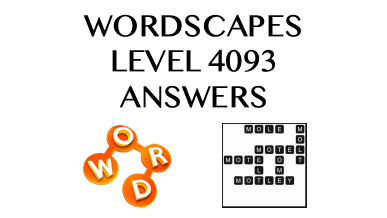 Wordscapes Level 4093 Answers