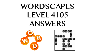 Wordscapes Level 4105 Answers
