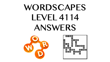 Wordscapes Level 4114 Answers