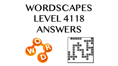 Wordscapes Level 4118 Answers