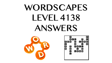 Wordscapes Level 4138 Answers