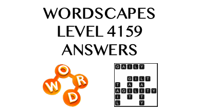 Wordscapes Level 4159 Answers