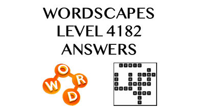 Wordscapes Level 4182 Answers
